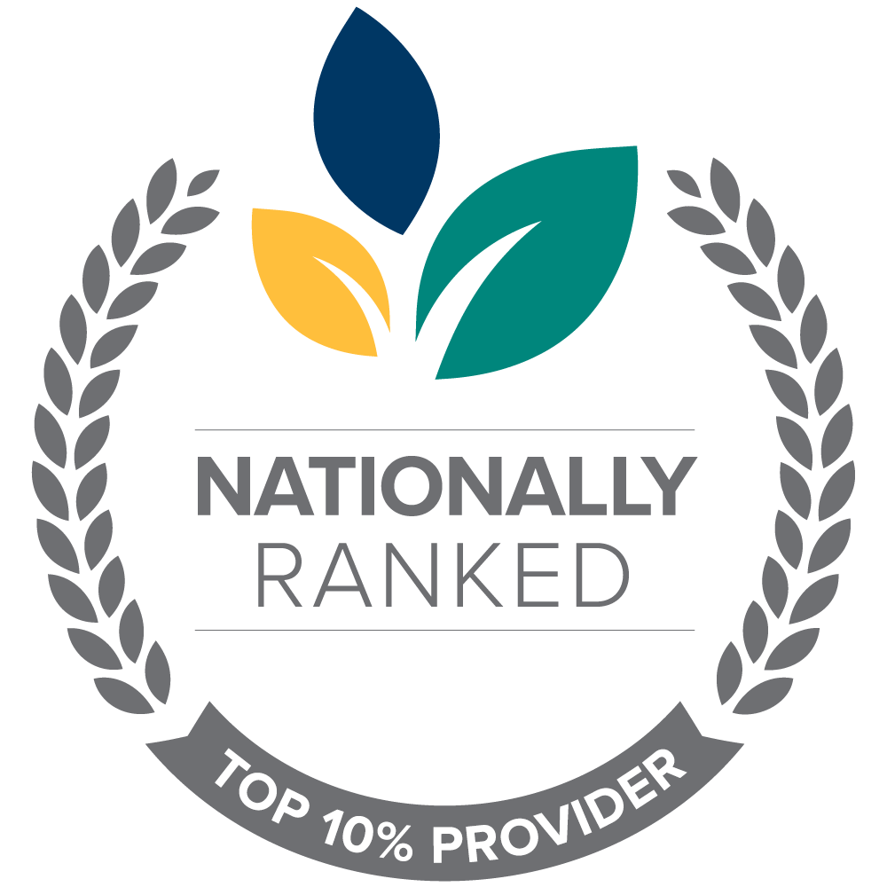 Top 10% Nationally Ranked Provider - Press Ganey