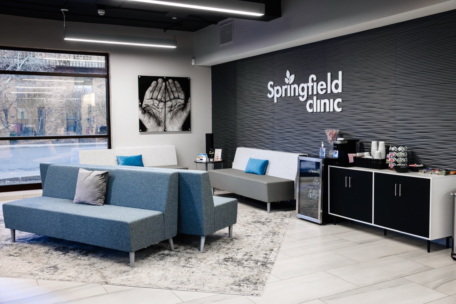 Welcoming lobby and waiting area